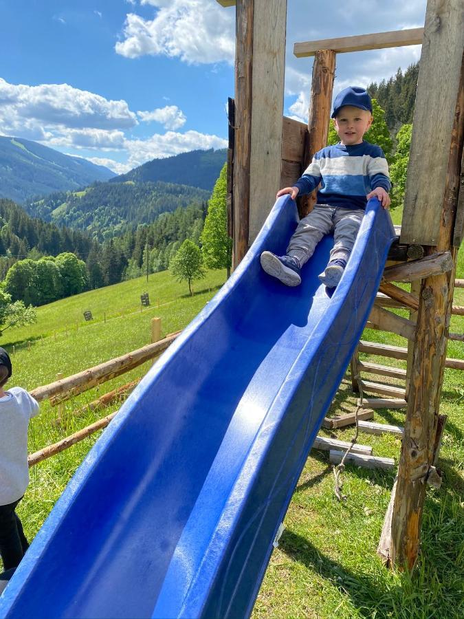 Bio-Bauernhof Grundlehnerhof Pensionat Ramsau am Dachstein Eksteriør billede